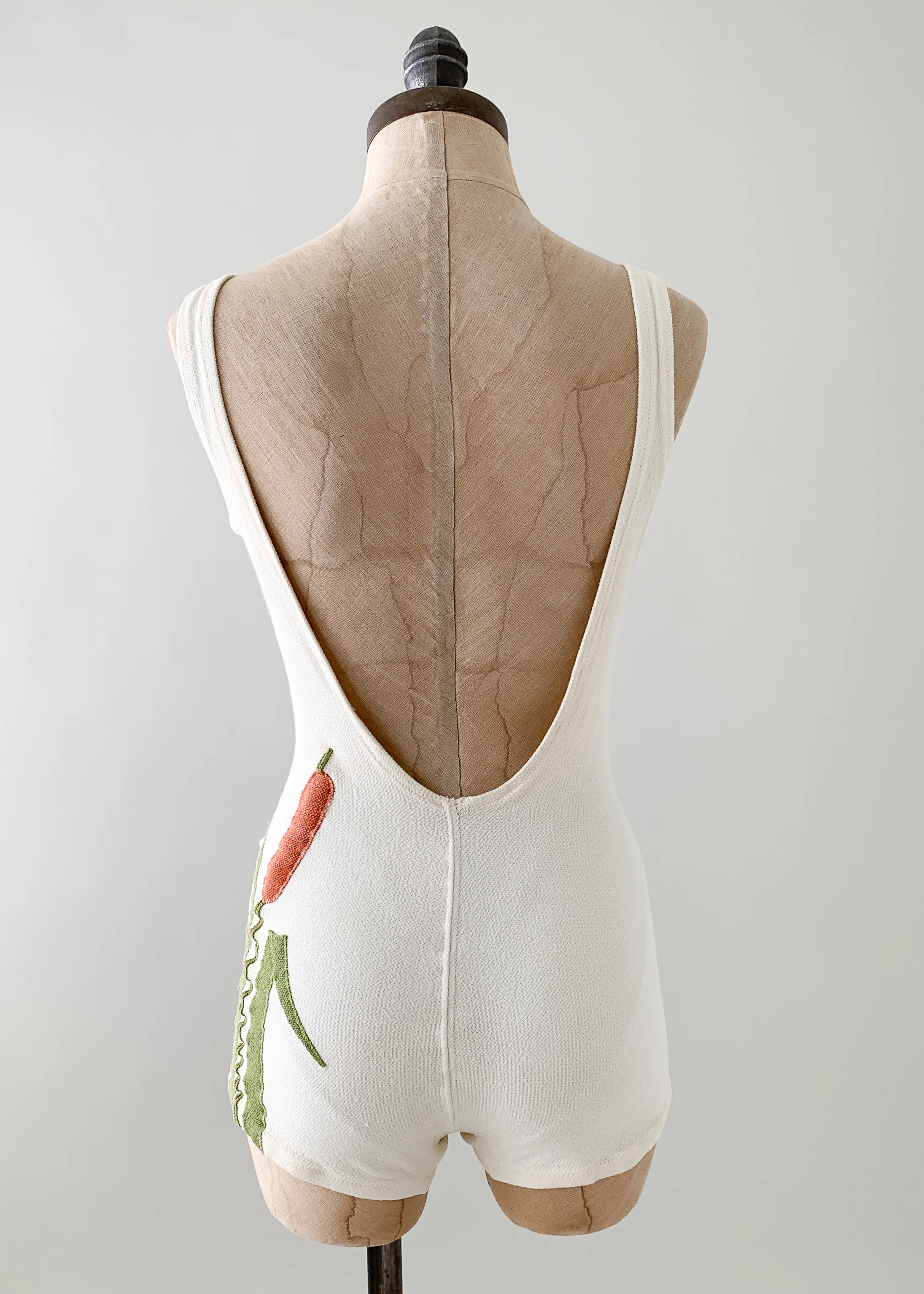 Vintage 1960s Appliqué Swimsuit - Image 6